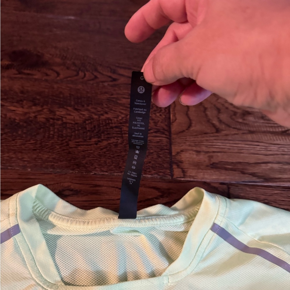 Lululemon Fast and Free Long Sleeve Shirt Reflective - Picture 5 of 5
